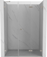 Mexen Lunar-F uși de duș pliante dreapta 115 cm, transparent, nichel periat - 836S-115-050-97-00-P