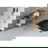 Mexen Flat cadă pentru duș dreptunghiulară slim 140 x 70 cm, Neagră, sifon Neagră - 40707014B