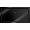 Mexen Flat tavă de duș dreptunghiulară slim 120 x 70 cm, negru, sifon negru - 40707012B