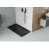 Mexen Flat cadă dreptunghiulară slim 120 x 70 cm, negru, sifon negru - 40707012B