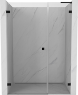Mexen Lunar-B L ușă de duș cu deschidere prin balama stânga 120 cm, transparent, negru - 832SL-120-050-70-00-L