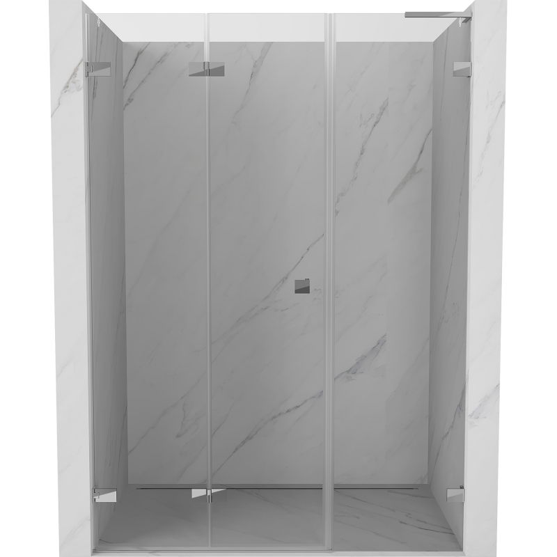 Mexen Lunar-F L uși de duș pliabile stânga 120 cm, transparent, crom - 836SL-120-050-01-00-L