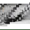 Mexen Lunar-B L uși de duș pivotante stânga 140 cm, transparent, negru - 832SL-140-050-70-00-L