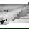 Mexen Lunar-B L ușă de duș batantă stânga 150 cm, transparentă, neagră - 832SL-150-050-70-00-L