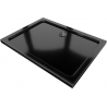 Mexen Flat téglalap alakú slim zuhanytálca  90 x 80 cm, Fekete, szifon Fekete - 40708090B