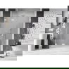 Mexen Lunar-F L uși de duș pliabile stânga 140 cm, transparent, alb - 836SL-140-050-20-00-L