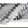 Mexen Lunar-F L uși de duș pliante stânga 145 cm, transparent, alb - 836SL-145-050-20-00-L