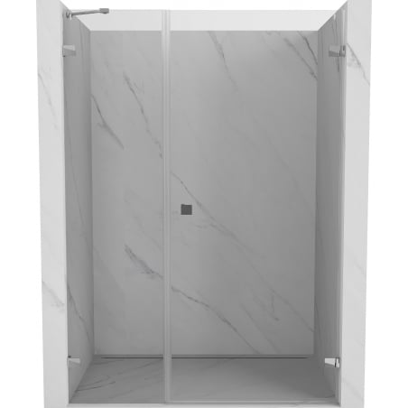 Mexen Lunar-B ușile de duș batante dreapta 135 cm, transparent, crom - 832S-135-050-01-00-P