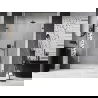 Mexen Lunar-B L uși de duș batante stânga 130 cm, transparent, gun metal - 832SL-130-050-95-00-L