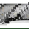 Mexen Lunar-F L uși de duș pliante stânga 140 cm, transparent, auriu - 836SL-140-050-50-00-L
