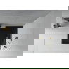 Mexen Flat cădiță dreptunghiulară slim 140 x 90 cm, neagră, sifon auriu - 40709014G