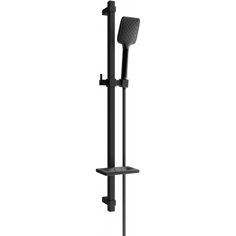 Mexen DQ62 csúsztatható zuhanykészlet, fekete - 785624581-70