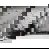 Mexen Lunar-F L uși de duș pliante stânga 140 cm, transparent, aur roz - 836SL-140-050-60-00-L