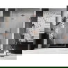Mexen Lunar-F L ușile de duș pliante stânga 140 cm, transparent, cupru periat - 836SL-140-050-65-00-L