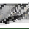 Mexen Lunar-B uși de duș batante dreapta 145 cm, transparent, aurii - 832S-145-050-50-00-P