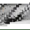 Mexen Lunar-F L uși de duș pliante stânga 125 cm, transparent, gri armat periat - 836SL-125-050-66-00-L