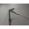 Mexen Lunar-F L uși de duș pliante stânga 135 cm, transparent, gri armă periat - 836SL-135-050-66-00-L