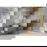 Cabina de duș Mexen Rio semicirculară 90 x 90 cm, transparent, aurie + cadă Flat, alb - 863-090-090-50-00-4110G