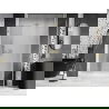 Mexen Lunar-B uși de duș batante dreapta 115 cm, transparent, auriu periat - 832S-115-050-55-00-P