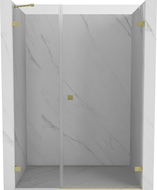 Mexen Lunar-B ușă de duș cu deschidere dreapta 120 cm, transparentă, auriu periat - 832S-120-050-55-00-P