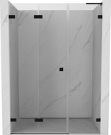 Mexen Lunar-F L uși de duș pliabile stânga 110 cm, transparent, negru - 836SL-110-050-70-00-L