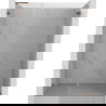 Mexen Lunar-B L ușă de duș batantă dreapta 130 cm, transparentă, aur roz - 832SL-130-050-60-00-P