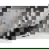 Mexen Lunar-B L uși de duș batante dreapta 140 cm, transparent, aur roz - 832SL-140-050-60-00-P