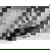 Mexen Lunar-B L uși de duș batante dreapta 145 cm, transparente, aur roz - 832SL-145-050-60-00-P