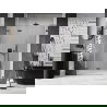 Mexen Lunar-F L uși de duș pliabile stânga 140 cm, transparent, gun metal - 836SL-140-050-95-00-L