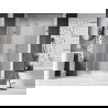 Mexen Lunar-F L uși de duș pliante stânga 115 cm, transparent, nichel periat - 836SL-115-050-97-00-L