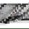 Mexen Lunar-B L ușă de duș dreaptă pivotantă 120 cm, transparentă, cupru periat - 832SL-120-050-65-00-P