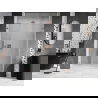Mexen Lunar-B L ușa de duș cu balamale dreapta 140 cm, transparentă, cupru periat - 832SL-140-050-65-00-P