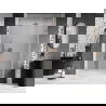 Mexen Lunar-B uși de duș batante dreapta 120 cm, transparent, cupru periat - 832S-120-050-65-00-P