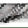 Mexen Lunar-B uși de duș batante dreapta 120 cm, transparent, cupru periat - 832S-120-050-65-00-P
