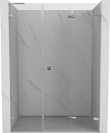 Mexen Lunar-F L uși de duș pliabile dreapta 140 cm, transparent, crom - 836SL-140-050-01-00-P