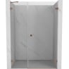 Mexen Lunar-B ușă de duș pivotantă dreapta 135 cm, transparent, cupru periat - 832S-135-050-65-00-P