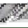 Mexen Lunar-F L uși de duș pliante dreapta 130 cm, transparent, alb - 836SL-130-050-20-00-P