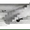 Mexen Lunar-B L ușă de duș batantă dreaptă 115 cm, transparentă, metal pistol - 832SL-115-050-95-00-P