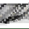 Mexen Lunar-F L uși de duș pliabile dreapta 120 cm, transparent, aurii - 836SL-120-050-50-00-P