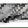 Mexen Lunar-B uși de duș articulate dreapta 150 cm, transparent, gri periat - 832S-150-050-66-00-P