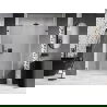 Mexen Lunar-B uși de duș articulate dreapta 150 cm, transparent, gri periat - 832S-150-050-66-00-P