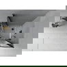Mexen Rio zuhanykabin félkör 90 x 90 cm, grafit, fekete + Flat zuhanytálca, fehér - 863-090-090-70-40-4110B