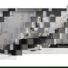 Mexen Lunar-F L uși de duș pliabile dreapta 140 cm, transparent, auriu periat - 836SL-140-050-55-00-P