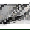 Mexen Lunar-F L uși de duș pliabile dreapta 140 cm, transparent, auriu periat - 836SL-140-050-55-00-P
