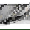 Mexen Lunar-F L uși de duș pliabile dreapta 140 cm, transparent, auriu periat - 836SL-140-050-55-00-P