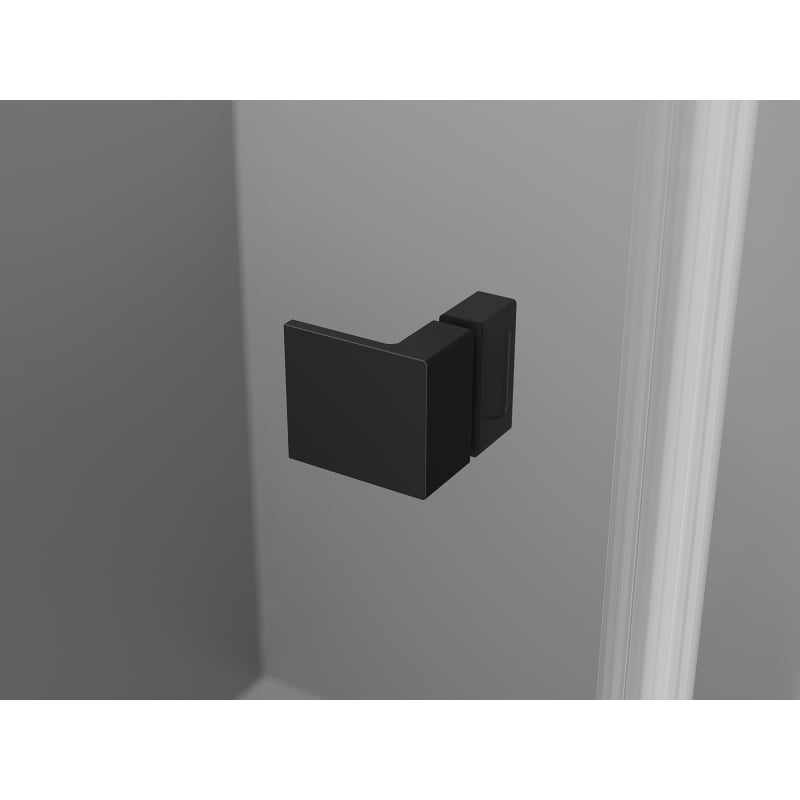 Mexen Lunar-B uși de duș batante dreapta 125 cm, transparente, negre - 832S-125-050-70-00-P