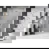 Mexen Lunar ușă de duș cu deschidere spre stânga 120 cm, transparent, alb - 834S-120-050-20-00-L
