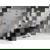 Mexen Lunar-F L uși de duș pliante dreapta 125 cm, transparent, aur roz - 836SL-125-050-60-00-P