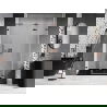 Mexen Lunar-F L uși de duș pliabile dreapta 140 cm, transparent, aur roz - 836SL-140-050-60-00-P