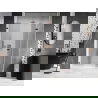 Mexen Lunar-F L uși de duș pliabile dreapta 140 cm, transparent, aur roz - 836SL-140-050-60-00-P